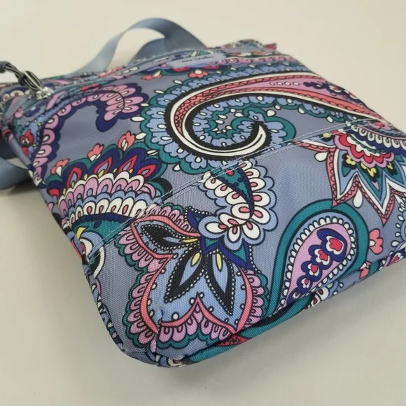 Vera Bradley Slim Crossbody Kona Paisley Crossbody Bag - Picture 5 of 9